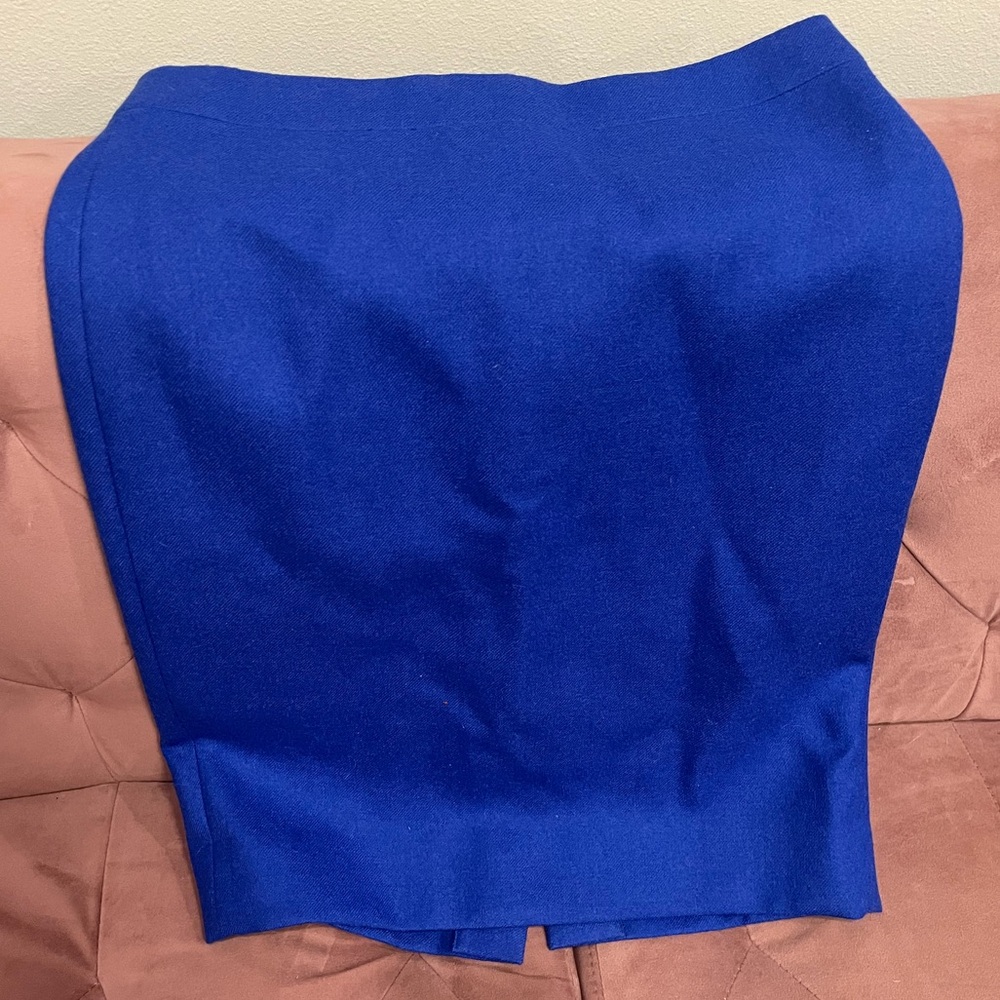 J. Crew Cobalt Blue Skirt